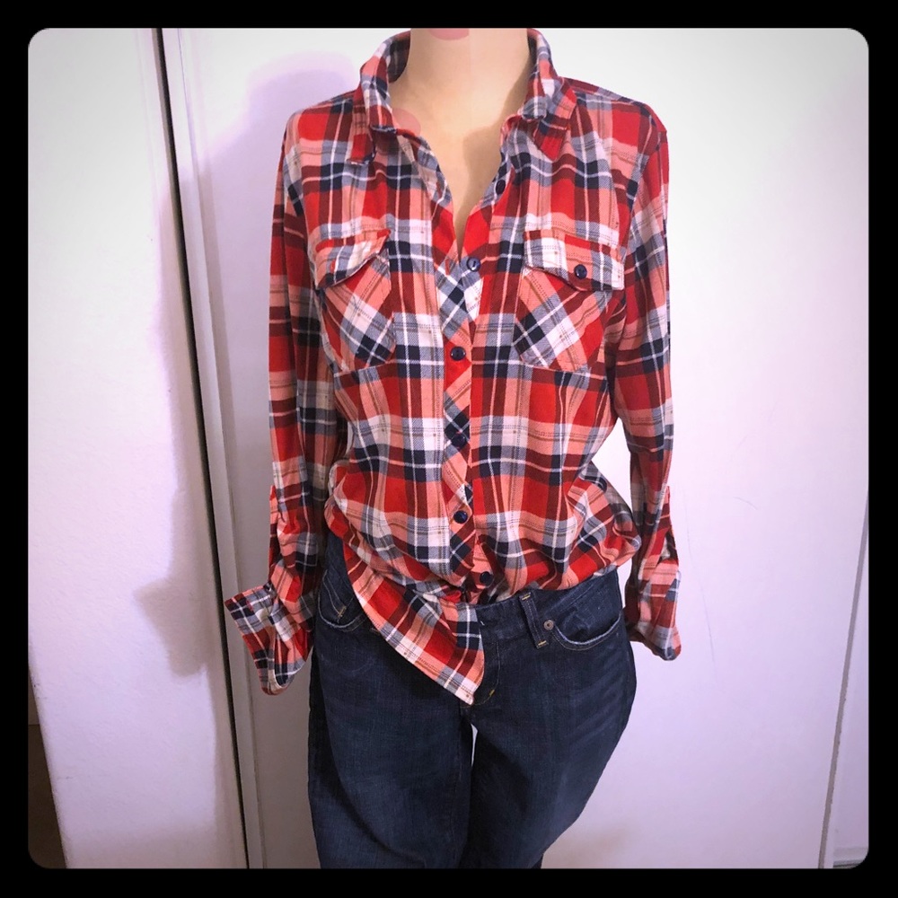 Flannel long sleeve shirt